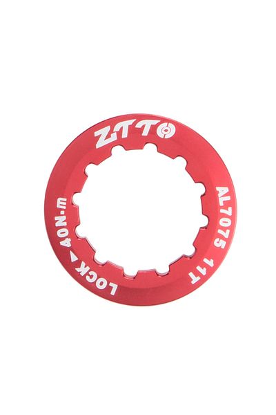 ZTTO Red ZTTO MTB Road Bike Cassette Cover Lock Ring 11T AL7075 Ultralight Cap For ZTTO 8S 9S 10S 11S 12S