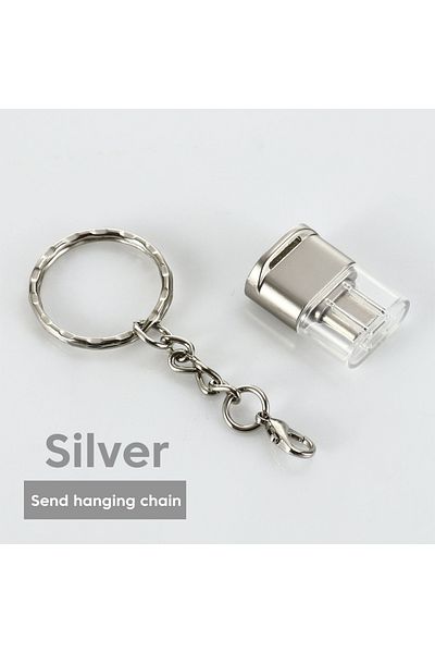 Choice Silver with chain Mini Type C Card Reader OTG Smart Memory TF Card Reading Writer Adapter For Phone