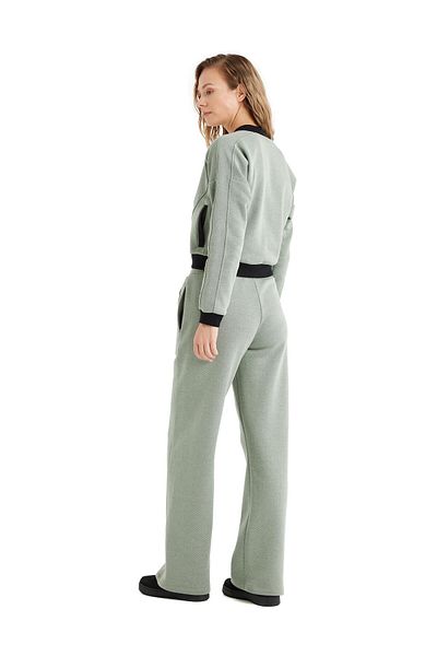 Blackspade Pantaloni verzi cu picioare late - Femei C2T8N4O06