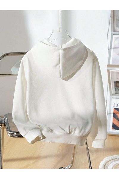 bellanova Men's Unisex Oversize Sweatshirt - Cartoon Print, Long Sleeve, Thicken Hooded Pullover
