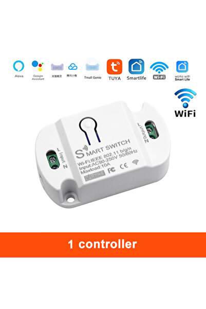 Choice WIFI Breaker 1Pcs Tuya WiFi Smart Switch APP Wireless Controller Universal Breaker Timer Smart Life