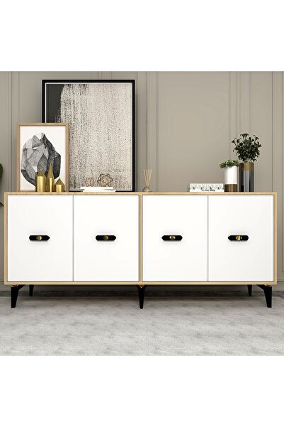 DEMONTE DECOR Fly 180 Cm Konsol (KX180) Safirmeşe-beyaz