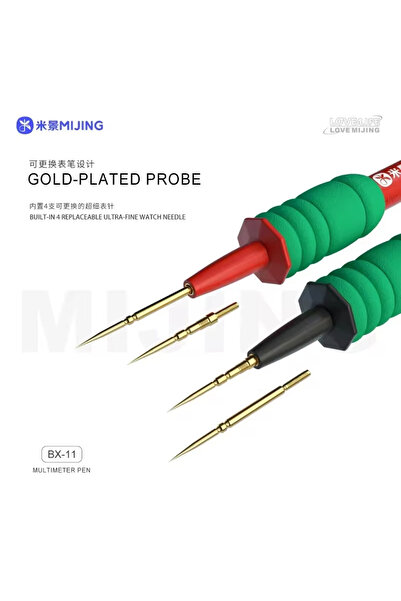 Choice Mijing BX-11 multimeter pen 2000v Max 20A Universal safety 4 replaceable ultra-fine watch needle ...