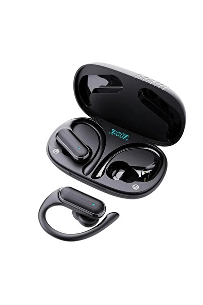 Vikefon سماعة رأس بلوتوث لاسلكية A520 سوداء اللون مزودة بإضاءة تعمل باللمس وس...