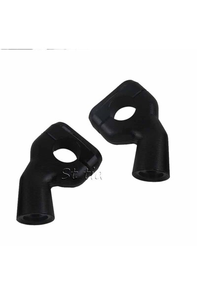 Choice1 ملحقات دراجات نارية سوداء، مشابك رفع مقود الدراجة، محول لدراجات ترايم...