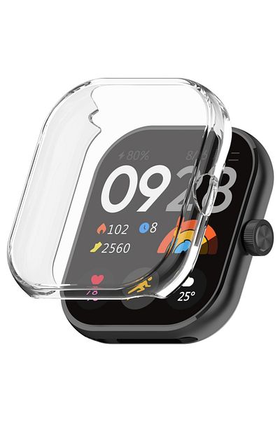 Choice For Redmi Watch 4 Transparent Soft Silicone Case Glass For Xiaomi Redmi Watch 4 Smart Watchband Scre