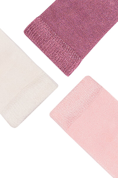 Miny Center Baby Girl 3-Piece Socks