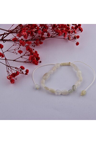 OSMANLI DOĞAL TAŞ Sertifikalı Ay Taşı Doğal Taş Bileklik B676