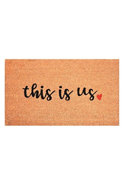 KARMAT This Is Us, Written Themed Mat, Door Mat Suitable for Indoor and Outdoor
