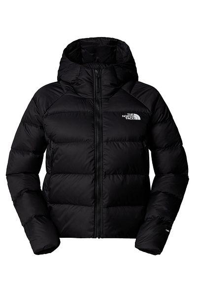 THE NORTH FACE Women's Outdoor Coat - W Hyalite down Hoodie, 500 Wedge Goose Feather, Black Nf0A3Y4R4H01
