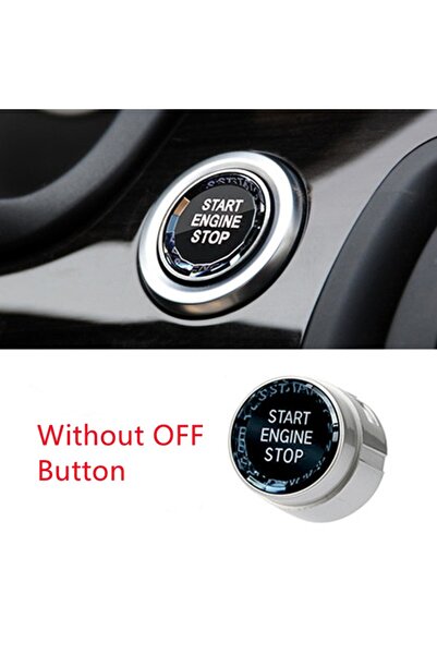 Choice Silver Car Styling Start Stop Engine Push Button Switch Cover Trim Fit...