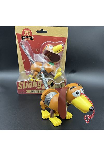 Miniso with box Authentic Disney Pixar Toy Story 4 Elastic Puppy Shepherd Action Doll Handmade Toy Puppy An