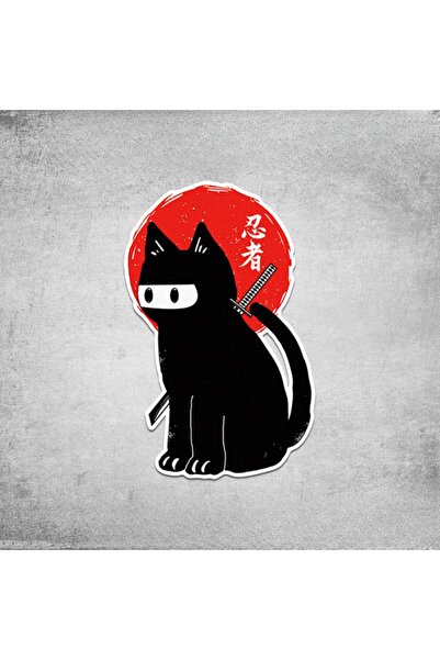 Choice ملصقات دراجة نارية بتصميم نينجا كات JDM، مقاومة للماء، مقاس 8×5.1 سم، ...