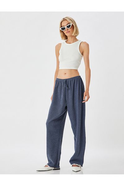 Koton Bequeme, strukturierte, taillierte Hose