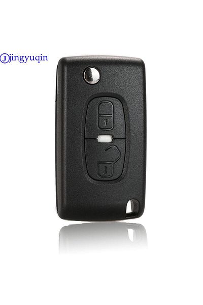jingyuqin 2 Buttons  Remote Car Key Shell Case For Peugeot 4007 ET 4008 Citroen C-Crosser C4 Airc...