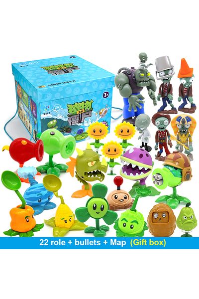 Choice 22 Role Set New Role Plants Vs Zombies 2 Pvz Toys Full Set Gift For Boys Box-packed Children's Dolls