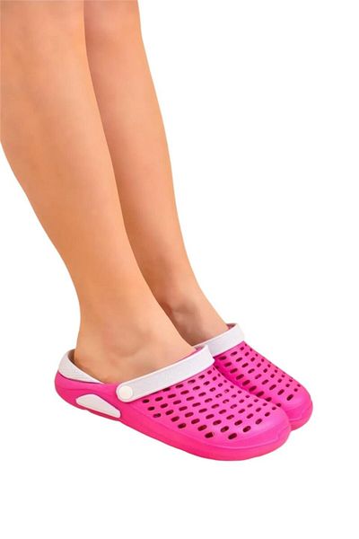 Liger Παντόφλες Unisex Comfort Eva Sole ΡΟΖ - ΛΕΥΚΟ