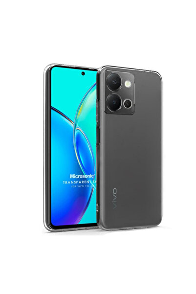 Nettech Vivo Y36 Uyumlu Lüx Seri Kamera Korumalı Arka Koruma Kılıf - Şeffaf