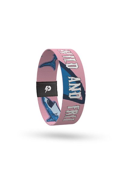 SPIQE Wild and Free - Reversible Unisex Elastic Printed Bracelet and Reminder Card