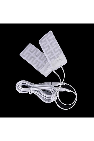 Choice White 1 Pair Electric Usb Gloves Heater Carbon Fiber Cloth Heated Gloves Pad