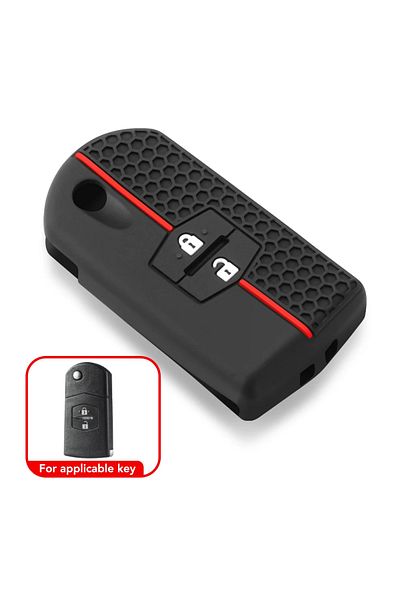 Choice 2 3 Buttons Silicone Key Holder For Mazda 2 3 5 6 CX7 CX9 RX8 MX5 MPV Demio Car Key Cover Case Re...