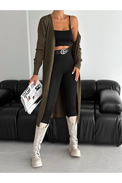 Kayaka triko Women's Basic Long Cardigan