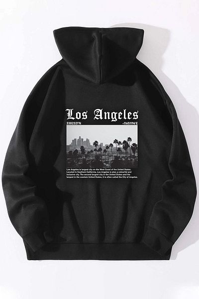Moda Glo Unisex Los Angles Printed Sweatshirt