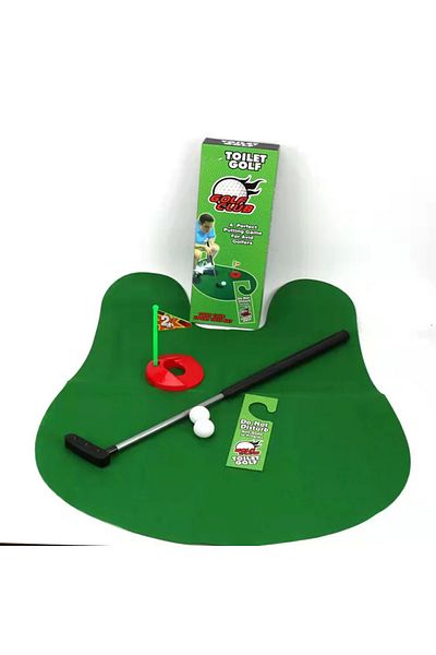 Choice A Set Mini Toilet Golf Toy Set Toilet Time Golf Game Set Golf Training Accessory Gift For Birthday