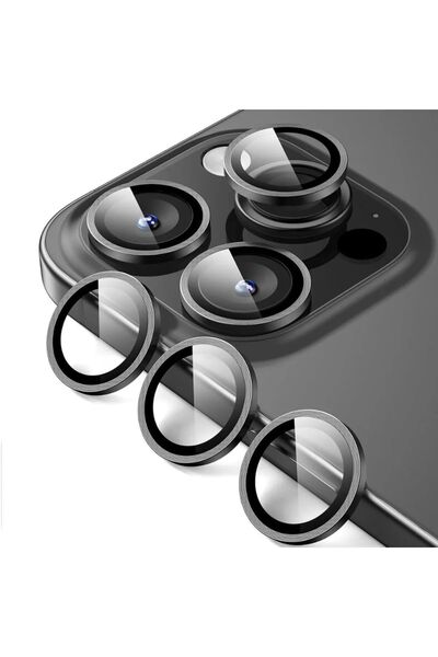 WANNA PROTECT Apple Iphone 13 Pro & Iphone 13 Pro Max Kamera Koruma Lens Koru...