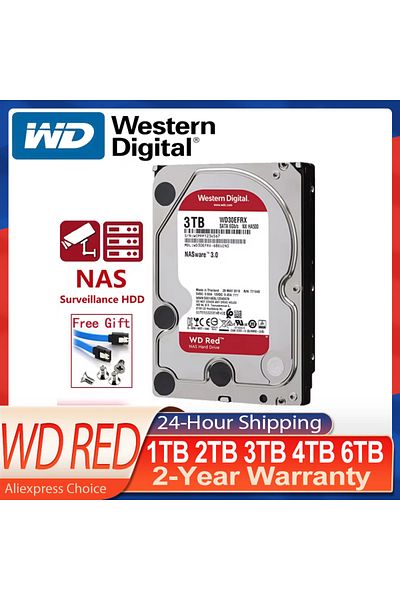 Choice Wd Red 4tb Western Digital Wd Red 1tb 2tb 3tb 4tb 6tb Nas 3.5" Internal Hard Drive Sata 6gb/s 64mb