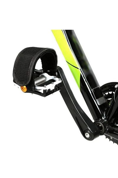 Choice black Bicycle Pedal Belt Nylon Bike Toe Clip Strap Belt Adhesivel Pedal Tape Fixed Gear Bike Cycling