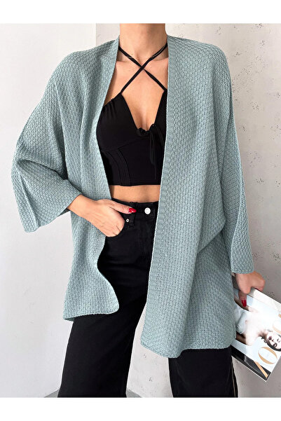 Kayaka triko Women's Bat Sleeve Brass Knitted Spring Cardigan