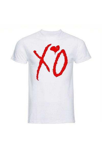 Moda Glo Red Ox Μπλουζάκι με εκτύπωση Oversize Unisex Λευκό