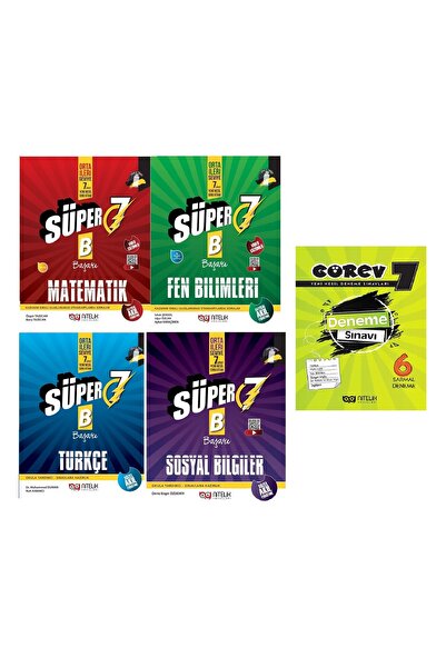 Nitelik Yayınları 7.SINIF SÜPER YENİ NESİL SORU KİTABI + 6 ADET SARMAL DENEME...