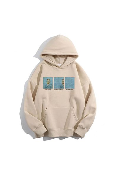 Moda Glo Φούτερ με κουκούλα Unisex Van Gogh