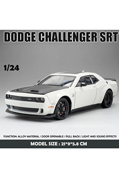 Choice 1:24 Dodge Challenger Hellcat SRT Alloy Scale Car Model Diecast Metal ...
