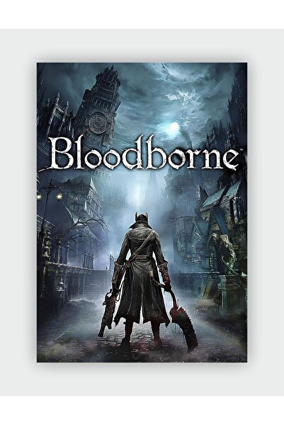 fırsatlar diyarı Bloodborne Game Duvar Posteri - Kalın Kağıt - Çerçevesiz