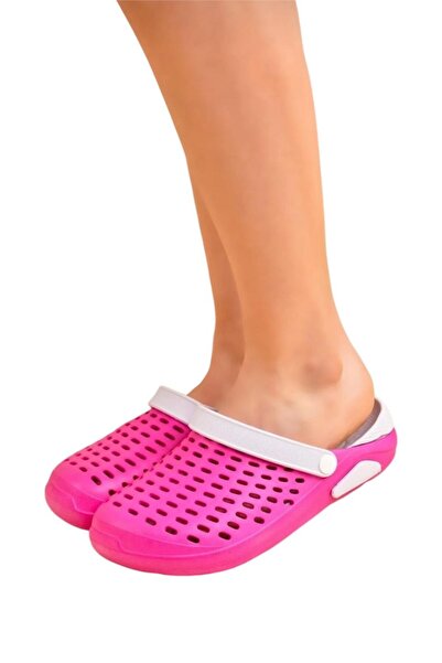 Liger Παντόφλες Unisex Comfort Eva Sole ΡΟΖ - ΛΕΥΚΟ