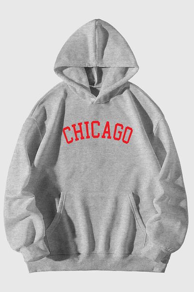 Moda Glo Φούτερ με κουκούλα Chicago Unisex