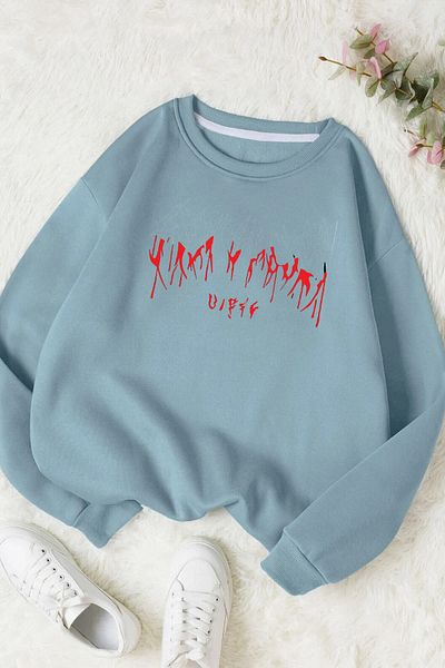 Moda Glo Hanorac unisex din bumbac Harajuku