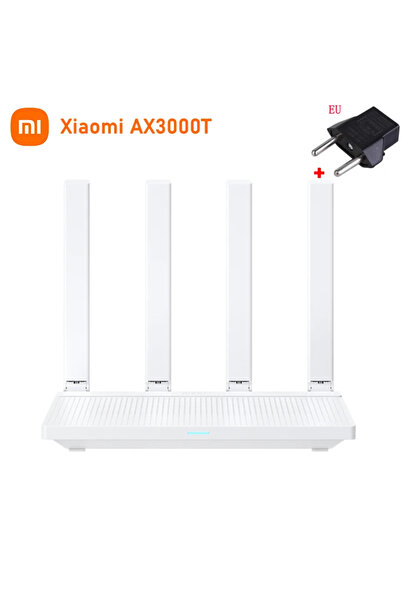 Choice1 XIAOMI add EU adapter Router AX3000T 2.4G 5G Mesh Technology WiFi 6 E...
