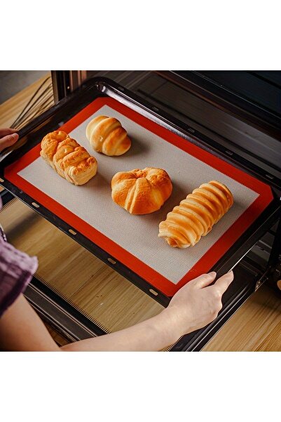 MİS KİTCHEN 2Pcs Non-Stick Silicone Baking Mat - Thickness and High Temperatu...