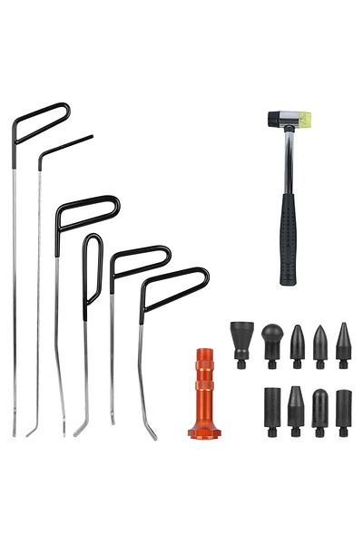 Choice 16 pcs 6-16pcs Car Dent Puller Rod Hook Hammer Door Dent Ding Hail Fix Removal Repair Tools Auto Mai