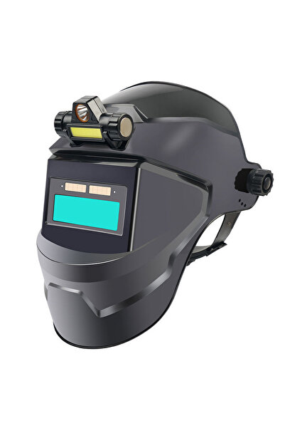Choice أقنعة لحام من البولي كربونات السوداء، ضبط تلقائي متغير للإضاءة، رؤية واسعة، قناع لحام معتم تلقائيًا