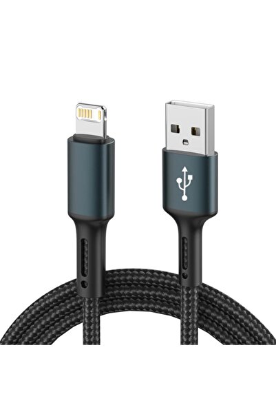 Choice كابل USB أسود بطول 1.5 متر للشحن السريع لأجهزة iPhone 13 و12 و11 Pro و...