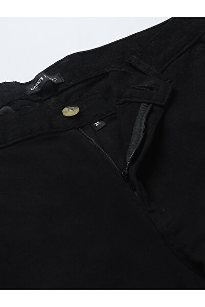 Dennis Lingo By Styli Solid Mid Rise Slim Fit Cargo Trousers