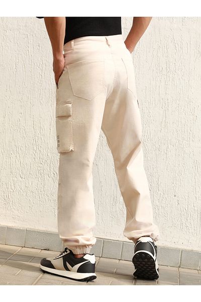 Hubberholme By Styli Relaxed Fit Cargo Pants with Printed Pocket