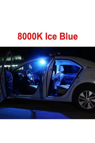 Choice (2006-2021) 5 قطع من مصابيح LED داخلية للسيارة باللون الأزرق الجليدي 8000 كلفن لسيارة تويوتا هايلكس 2006 2007 2008 2009 2010 20
