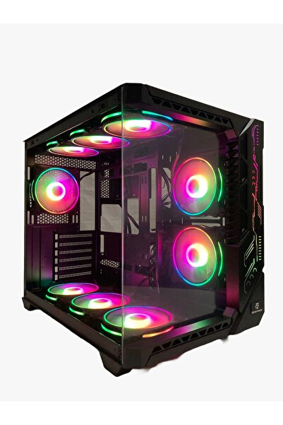 GAMEFORCE Bree 9×120 Mm Fanlı A-Rgb Kum. Kontrolcülü E-ATX Oyuncu Bilgisayar ...
