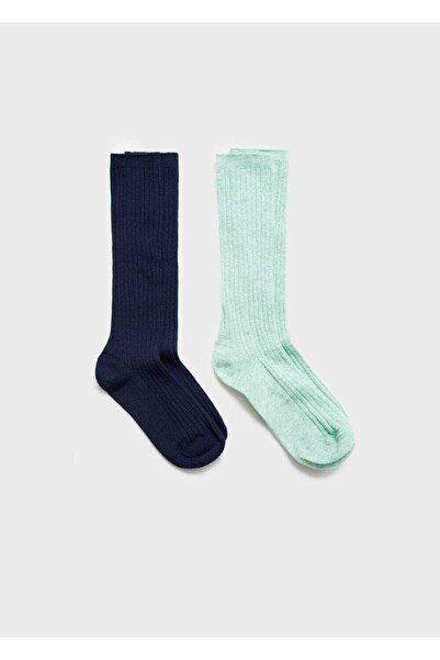 MANGO Kids 2er-Pack Stricksocken mit Gummi